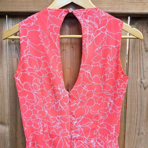 Custom bold red maxi dress - Picture 4 of 4